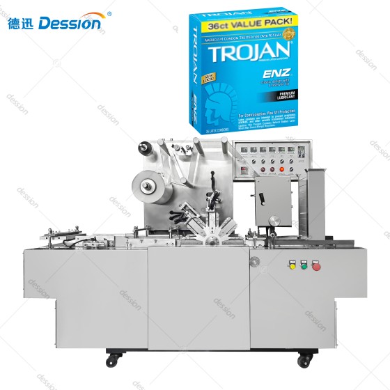 Factory Price 3D Overwrapping Machine Condoms Cellophane Wrapped Packaging Machine
